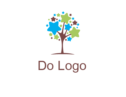 stars on tree logo