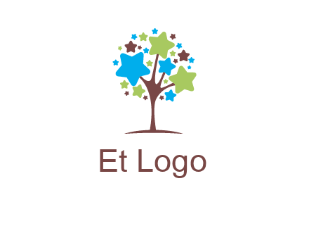 stars on tree logo