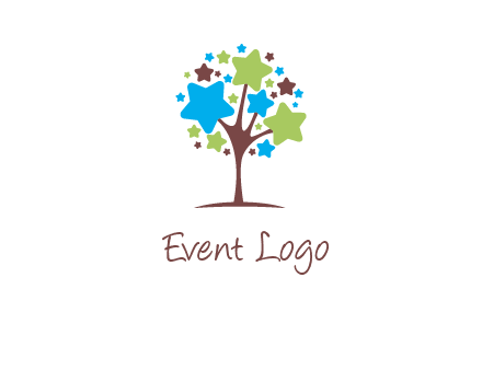 stars on tree logo