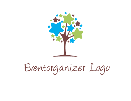 stars on tree logo