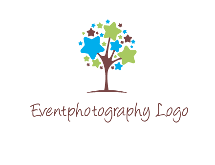 stars on tree logo