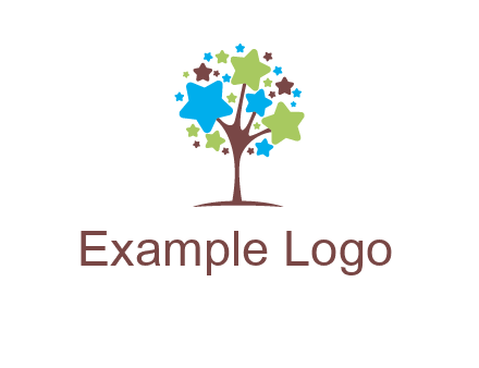 stars on tree logo