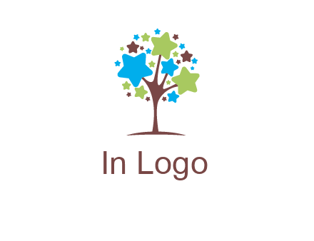 stars on tree logo