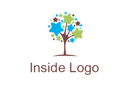 stars on tree logo