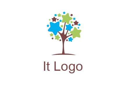 stars on tree logo