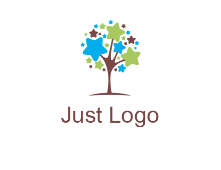 stars on tree logo