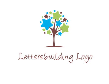stars on tree logo