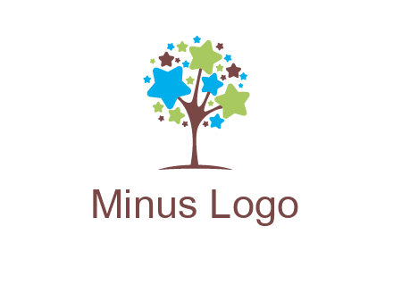 stars on tree logo