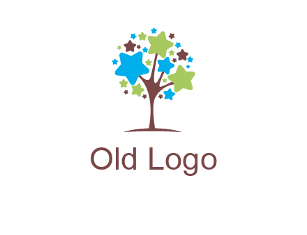 stars on tree logo