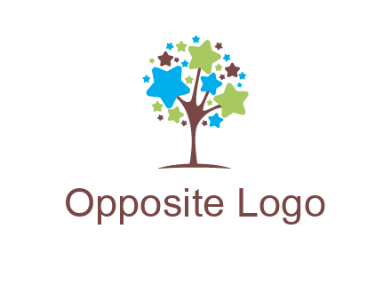 stars on tree logo