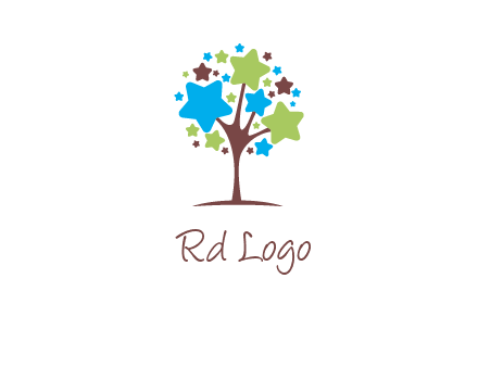 stars on tree logo