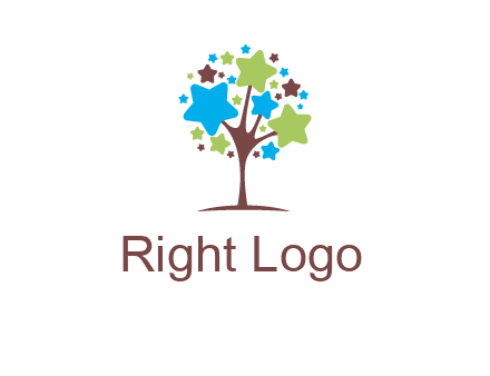 stars on tree logo
