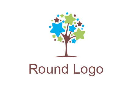stars on tree logo