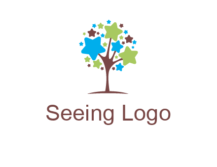stars on tree logo