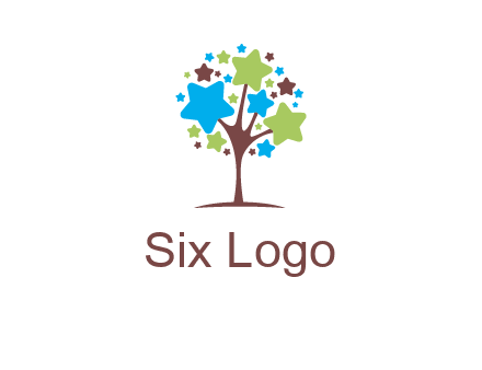 stars on tree logo