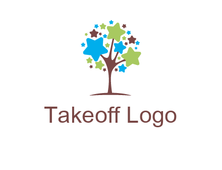 stars on tree logo