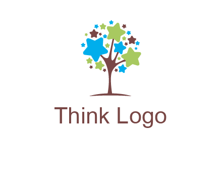 stars on tree logo
