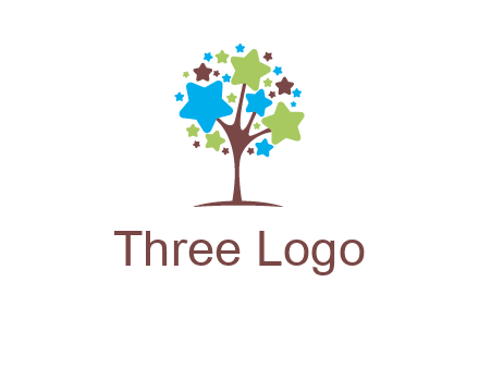 stars on tree logo