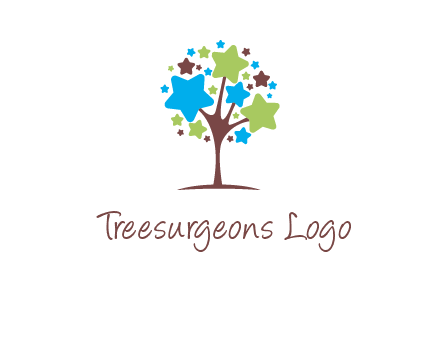 stars on tree logo
