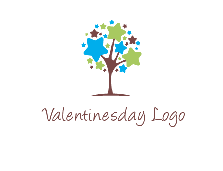 stars on tree logo