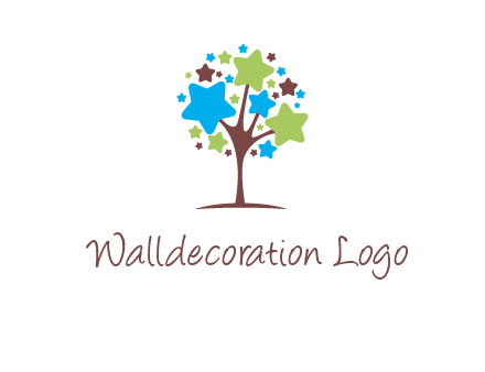 stars on tree logo