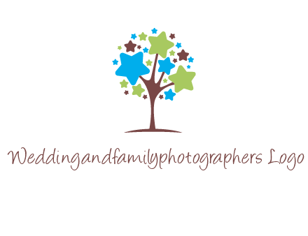 stars on tree logo
