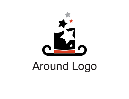magic hat with stars logo