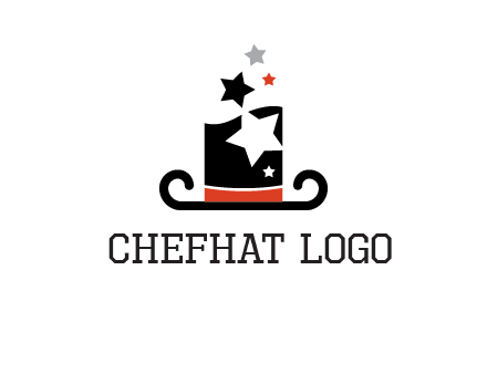 magic hat with stars logo
