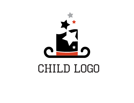 magic hat with stars logo