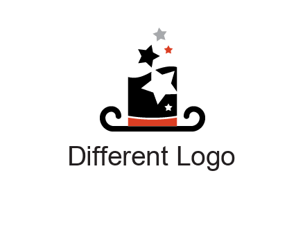 magic hat with stars logo