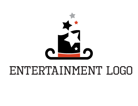 magic hat with stars logo