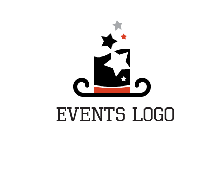magic hat with stars logo