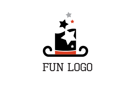 magic hat with stars logo