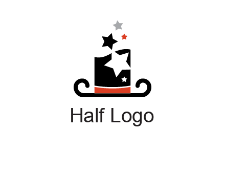magic hat with stars logo