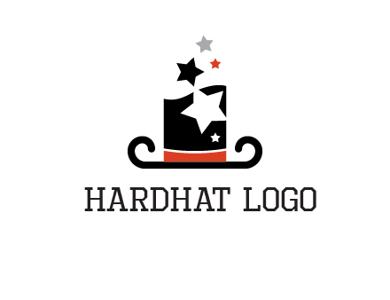 magic hat with stars logo