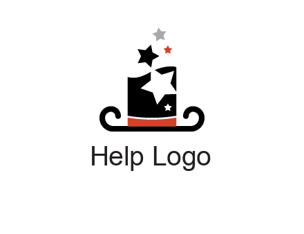 magic hat with stars logo