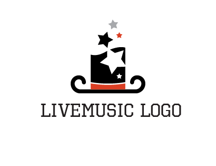 magic hat with stars logo