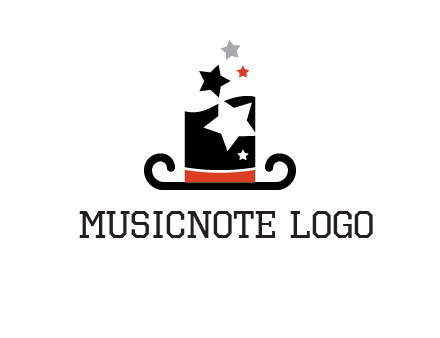 magic hat with stars logo