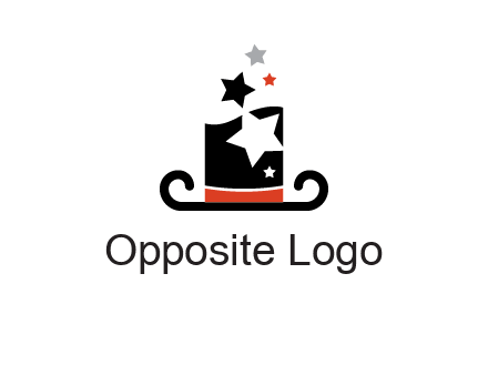 magic hat with stars logo