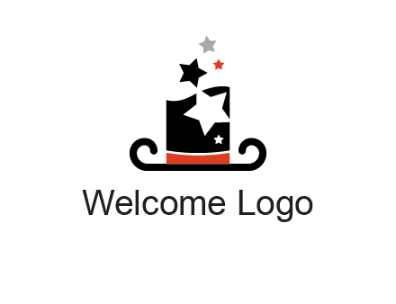 magic hat with stars logo