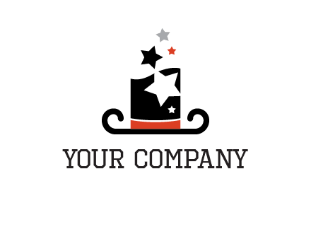 magic hat with stars logo