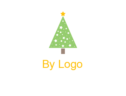 christmas tree with stars logo