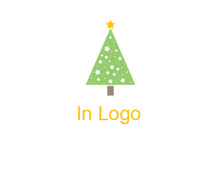 christmas tree with stars logo