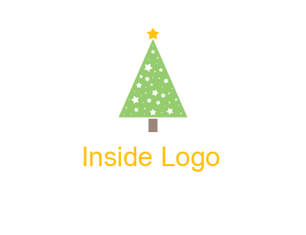 christmas tree with stars logo