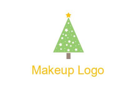 christmas tree with stars logo