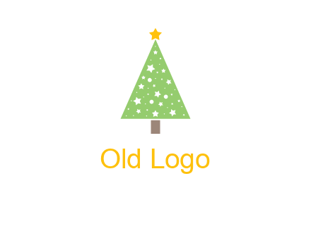 christmas tree with stars logo