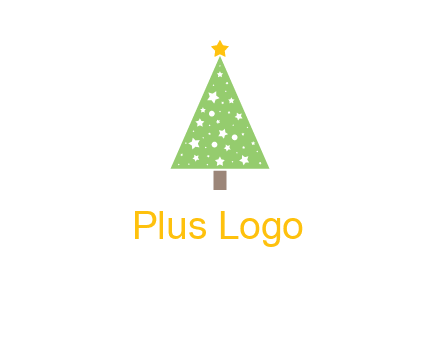 christmas tree with stars logo