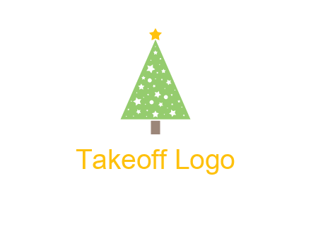 christmas tree with stars logo