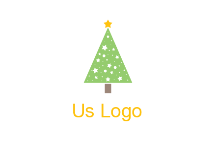 christmas tree with stars logo