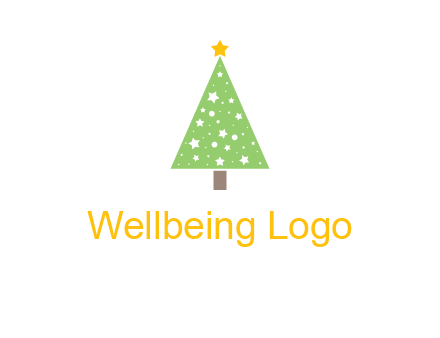 christmas tree with stars logo